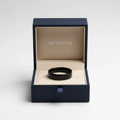 Hermios – Hematite Ring • Christmas Sale: -60%